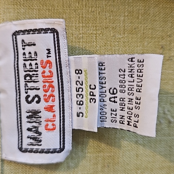 Main Street Classics Women's 2Pc Vintage Matching Skirt Set Size A6 #W-606 - Picture 4 of 14